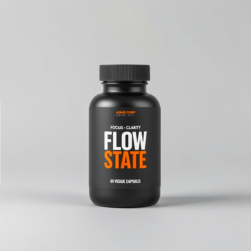 Flow State by ADHD Corp — daily focus and clarity nootropic, 60 veggie capsules